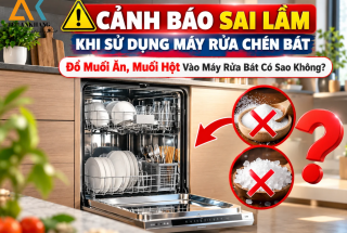 Đổ Muối Ăn Muối Hột Vào Máy Rửa Bát Có Sao Không? Cách Xử Lý 